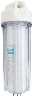 Sediment Filtre Housing Seti | 10” Şeffaf Kap + 5 Mikron PP Filtre + Anahtar + Pirinç Bağlantı + Teflon Bant| Şebeke Suyu Ön Filtreleme (1)