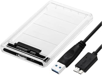 4266 2.5 Usb 3.0 Harici Ssd Harddisk Şeffaf SataTaşınabilir Hdd Kutusu