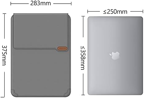 15.6" Dizüstü Bilgisayar Kılıfı [Ayarlanabilir Dizüstü Bilgisayar Standı ve Fare Altlığı] İş Darbeye Dayanıklı PU Laptop Çantası 16" / 15"  Pro 15.6" HP Acer, Gary için