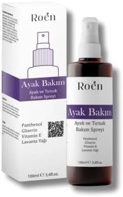 Roen Ayak ve Tırnak Bakım Spreyi,  ve Vitamin E İçerikli, Lavanta Yağlı, 100ml