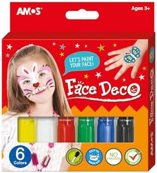 Amos Face Deco 6 Renk Yüz Boyası