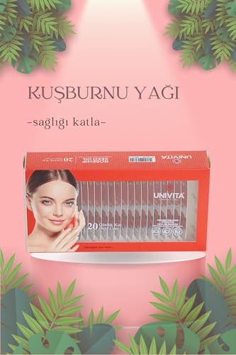 %100 Doğal Katkısız Kuşburnu Çekirdeği Yağı - 20 Günlük Bakım Kürü - 60 ml (3ml x 20)