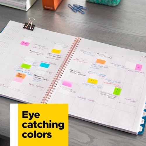 Bayraklar, 50/Dispenser, 2 Dispenser/Paket, 1 "Geniş, Parlak Pembe (680-BP2)