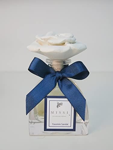 130 CC LOTUS ŞİŞE YASEMİN SANDAL KOKULU TAŞLI ODA KOKUSU