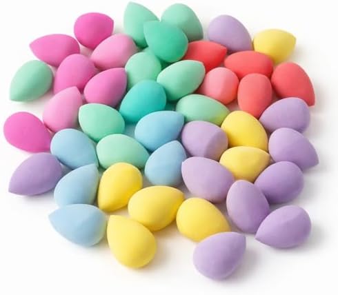 8’li Makyaj Süngeri Seti + Aplikatör Çubuk Hediyeli – Yumuşak, Lateks İçermeyen Beauty Blender Süngerleri (Yeşil, Pembe, Sarı, Mavi, Mor) | Nemli & Kuru Kullanım (Sarı)