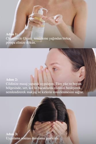 Chamomile Gleam Moisturizing Make-up and Body Cleansing Oil 400ml Temizleme Yağı