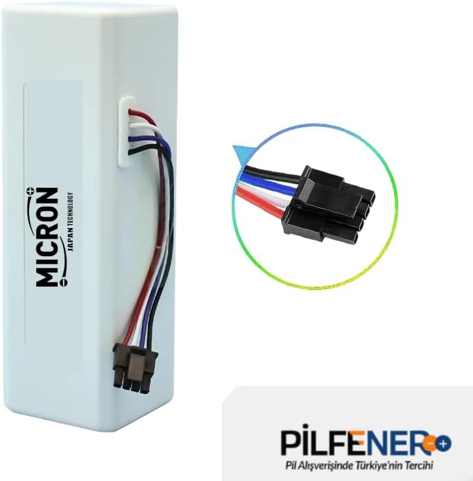Micron Mi Mop 1c 2in1 Akıllı Süpürge Bataryası 14.4v 2600mah Pil 14.4 Volt 2600 Mah Kutulu