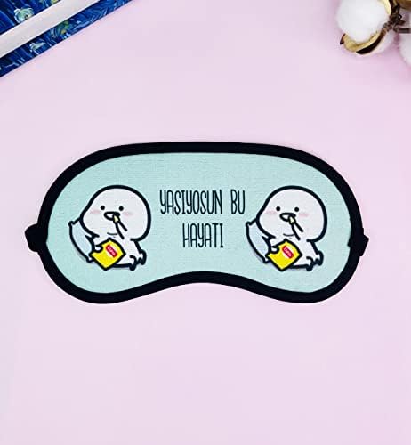 giftmoda Yaşıyosun Bu Hayatı Tasarımlı Uyku Bandı