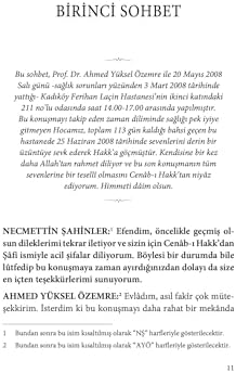 Ahmed Yüksel Özemre ile Son Sohbet