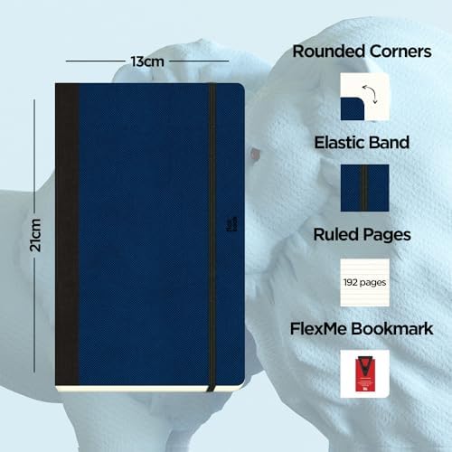 70 Özel Seri Adventure Esnek Notebook, 13X21 Blue Çizgili 192 Sayfa 85Gr