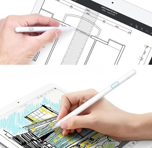 Hassas Dokunmatik Stylus Kalem, Şarj Edilebilir ve İnce Uçlu Tasarım, Tüm Tablet ve Akıllı Telefonlarla Uyumlu
