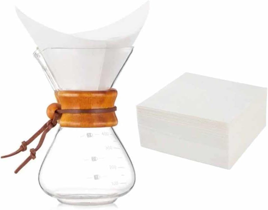 Kahve Filtresi - Kağıt Cam Kahve Demleme Beyaz (CHX-15)