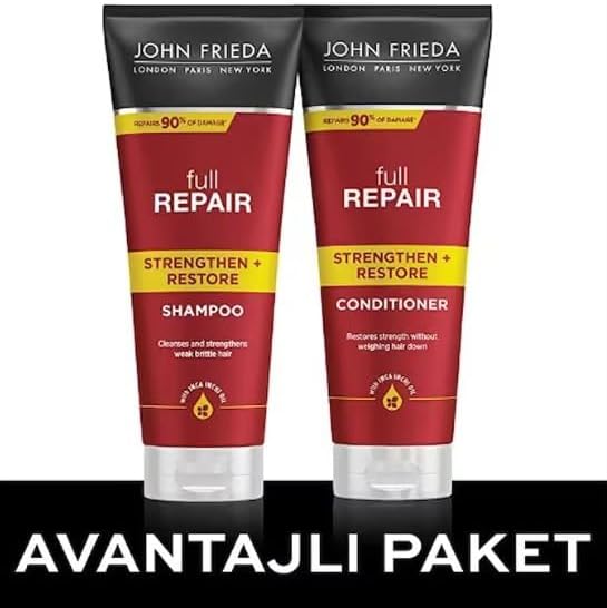 John Frieda Onarıcı Şampuan ve Krem Seti