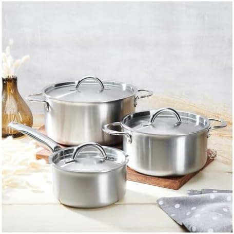 DE BUYER ALCHIMY 6 parçalı paslanmaz çelik tencere seti