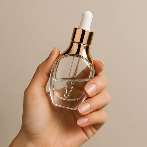 30 ml Cam Damlalıklı Şişe ile Özel Yağ, Kozmetik ve Kolonya