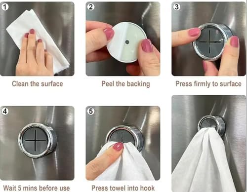 2 Adet, Hafif, Lüks Vakumlu Kancalar, Güçlü Yük Taşıma Kapasiteli, Deliksiz Yapışkanlı Kancalar (Banyo ve Tuvalet İçin), Vidalama Gerektirmez, Kendinden Yapışkanlı