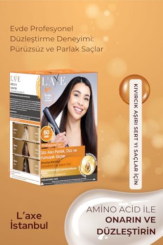 Laxe Yıpranmış Saçlar İçin Brezilya Keratini Düzleştirici Saç Bakım Seti