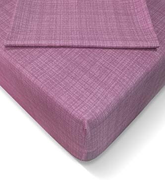 AT7639 180x200cm Lastikli Çarşaf Seti, Gül Kurusu