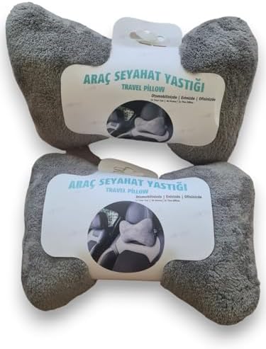 KEMİK BOYUN YASTIK 2'Lİ GRİ