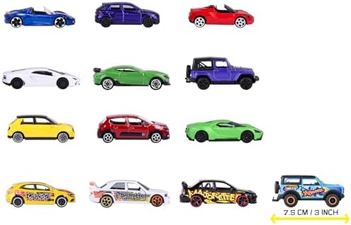 , 8504106000, Limited Edition 11 Serisi 9+4'lü Hediye Paketi, Serbest Tekerlek, Die-Cast (Metal), 1:64, 7,5 Cm