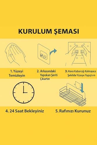 10 Adet 7X7Cm Yedek Süper Güçlü Yapışkanlı Askı, 20Kg Banyo - Mutfak Raf Tutucu Delmesiz Şeffaf