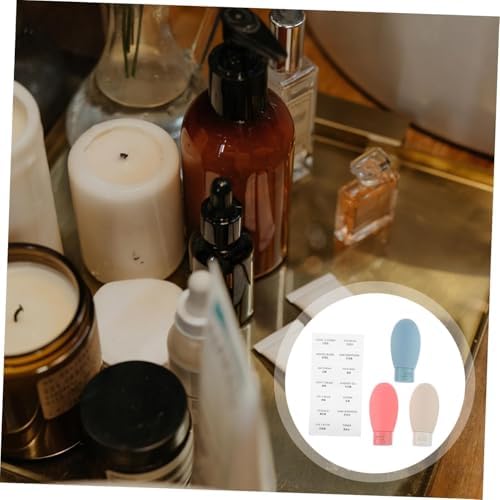 3’lü Seyahat Tipi Doldurulabilir Şişe Seti – 60 ml Boş Krem ve Şampuan Kabı, Sızdırmaz Kapaklı, Taşıma Çantalı, Kozmetik, Losyon ve Jel için Uygun