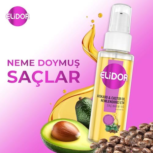 Saç Bakım Yağı Avokado ve Castor Oil Nemlendirici Etki 80 ml