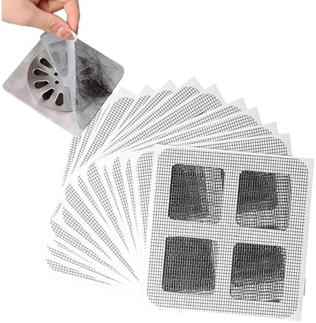 "Zemin Gideri Koruma Filesi – Kolay Uygulama, Etkili Tıkanma Önleme, Lavabo & Duş Gideri İçin Pratik Çözüm, Dayanıklı ve Uzun Ömürlü Filtre"