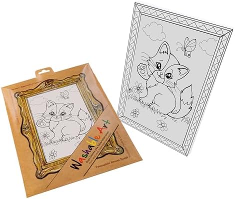 Akademi Çocuk Mat -Washable Art - Kedi