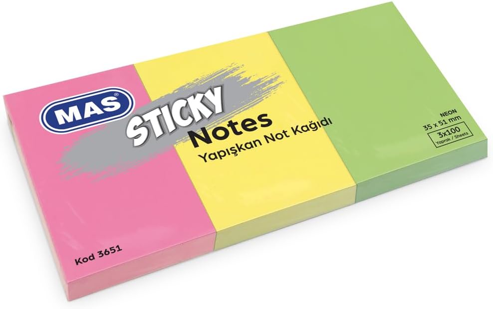 130000365100 Yapışkanlı Not Kağıdı