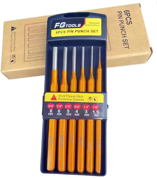 6 Parça Pim Zımba Seti – Profesyonel Dayanıklılık ve Hassas İşçilik