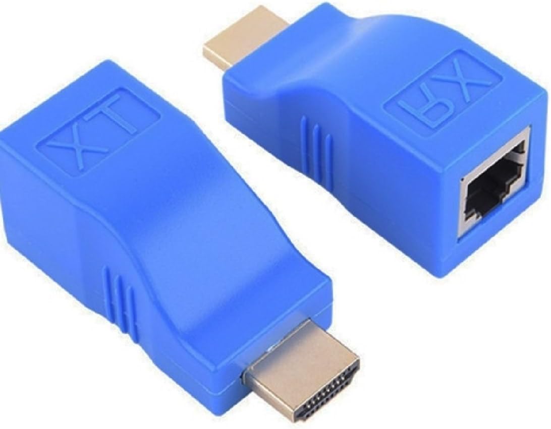 4971 Hdmi Rj45 Cat5 6 Extender Uzatıcı Uzatma Aparatı Adaptör