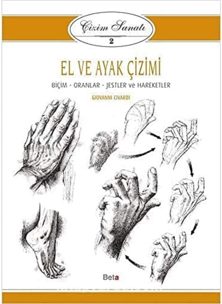 Çizim Sanatı 2-El ve Ayak Çizimi: Biçim - Oranlar Jestler ve Hareketler