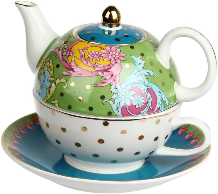 Art Estelle Porselen Tek Kişilik Demlik & Fincan Seti