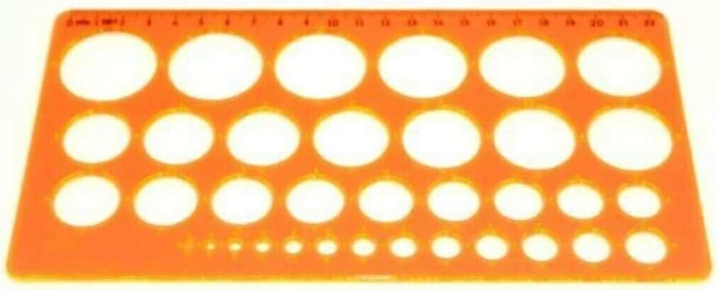 Hatas Daire Şablon Cetvel 1-36