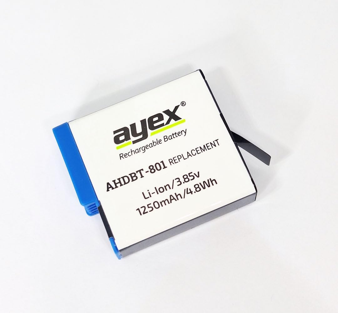 AHDBT-801 Batarya, Hero 8, 7, 6, 5 ile Uyumlu