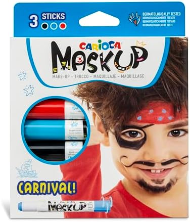 Carioca Mask Up Yüz Boyası – Karnaval (3 Renk)