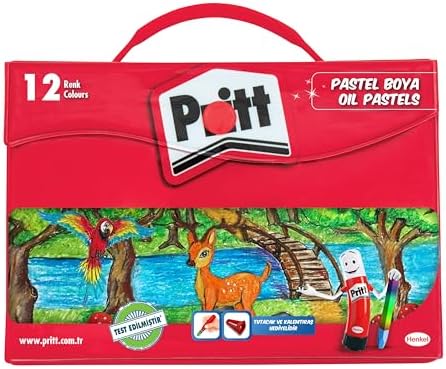 12’li Pastel Boya - Çantalı Ambalaj
