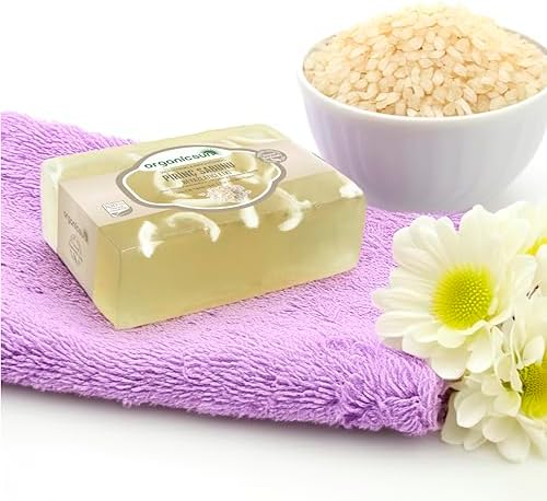 2'li Set Doğal Kabak Lifli Pirinç Sabunu ve Lifsiz Pirinç Sabunu