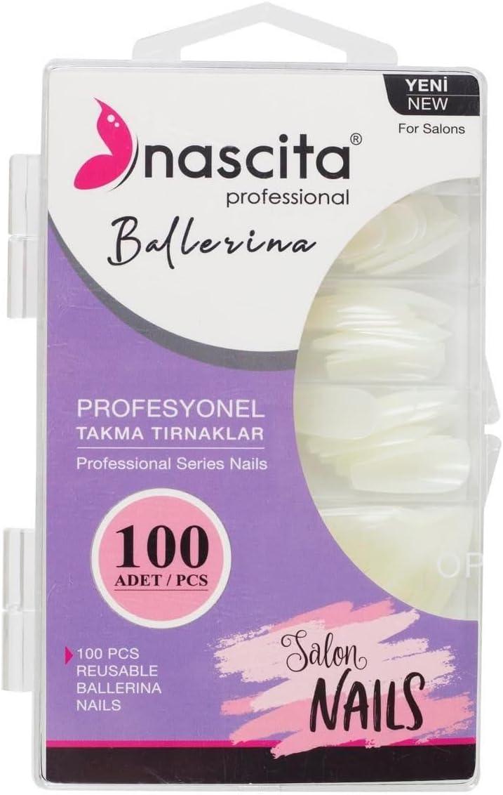 100'lü Kutulu Ballerina Takma Tırnak - 168