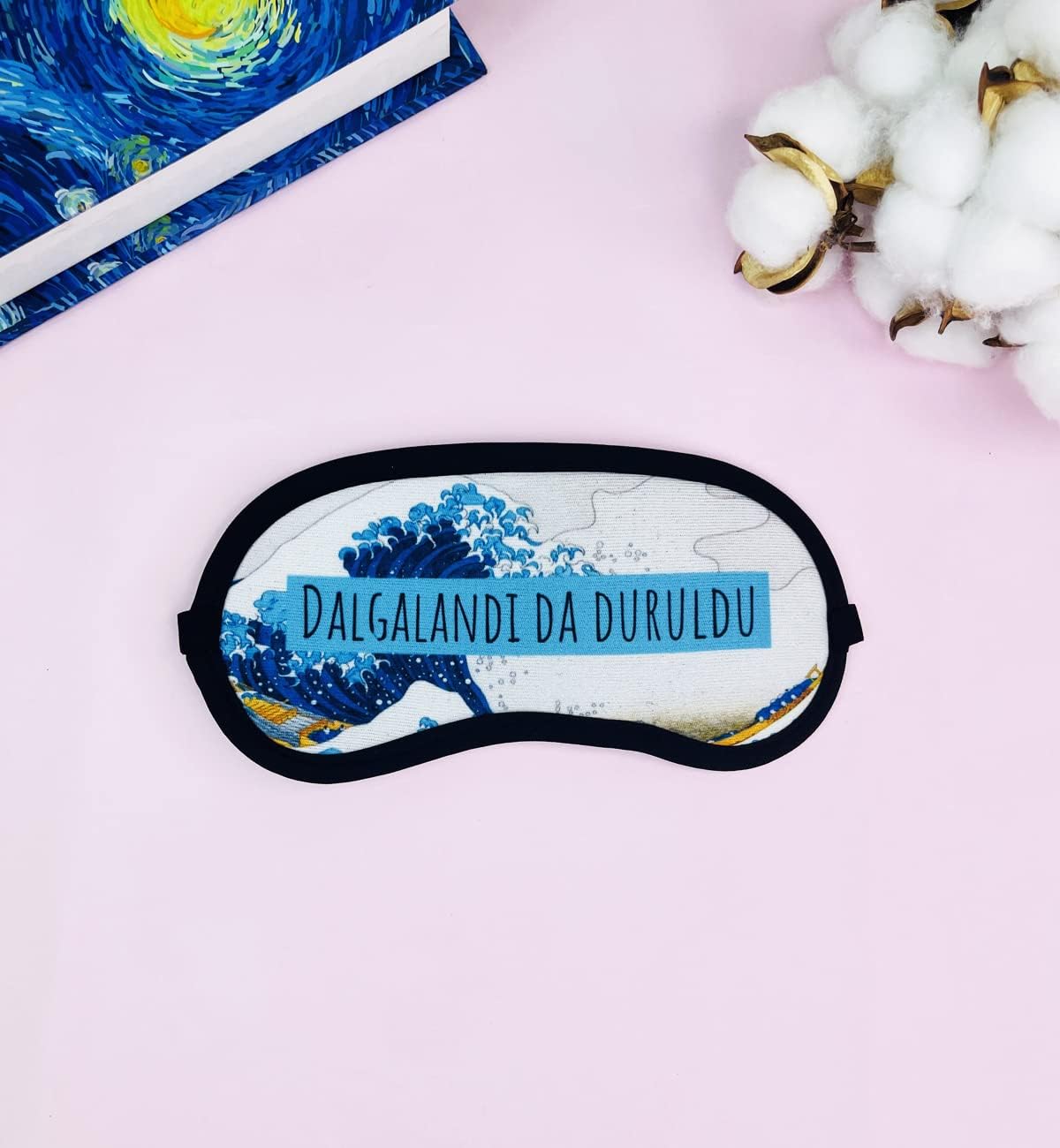 giftmoda Dalgalandı Da Duruldu Tasarımlı Uyku Bandı