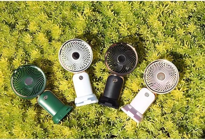 Canelf Mini El Fanı Şarjlı Taşınabilir, USB Şarjlı Mini Fan, El Tipi Yaz Fanı, Sessiz ve Güçlü El Vantilatörü, Ofis, Seyahat ve Dış Mekan Kullanımı İçin Uygun Masaüstü Fanı (Pembe)