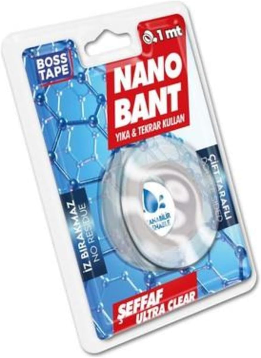 Bant Şeffaf Çift Taraflı 19 mm x 1 mt