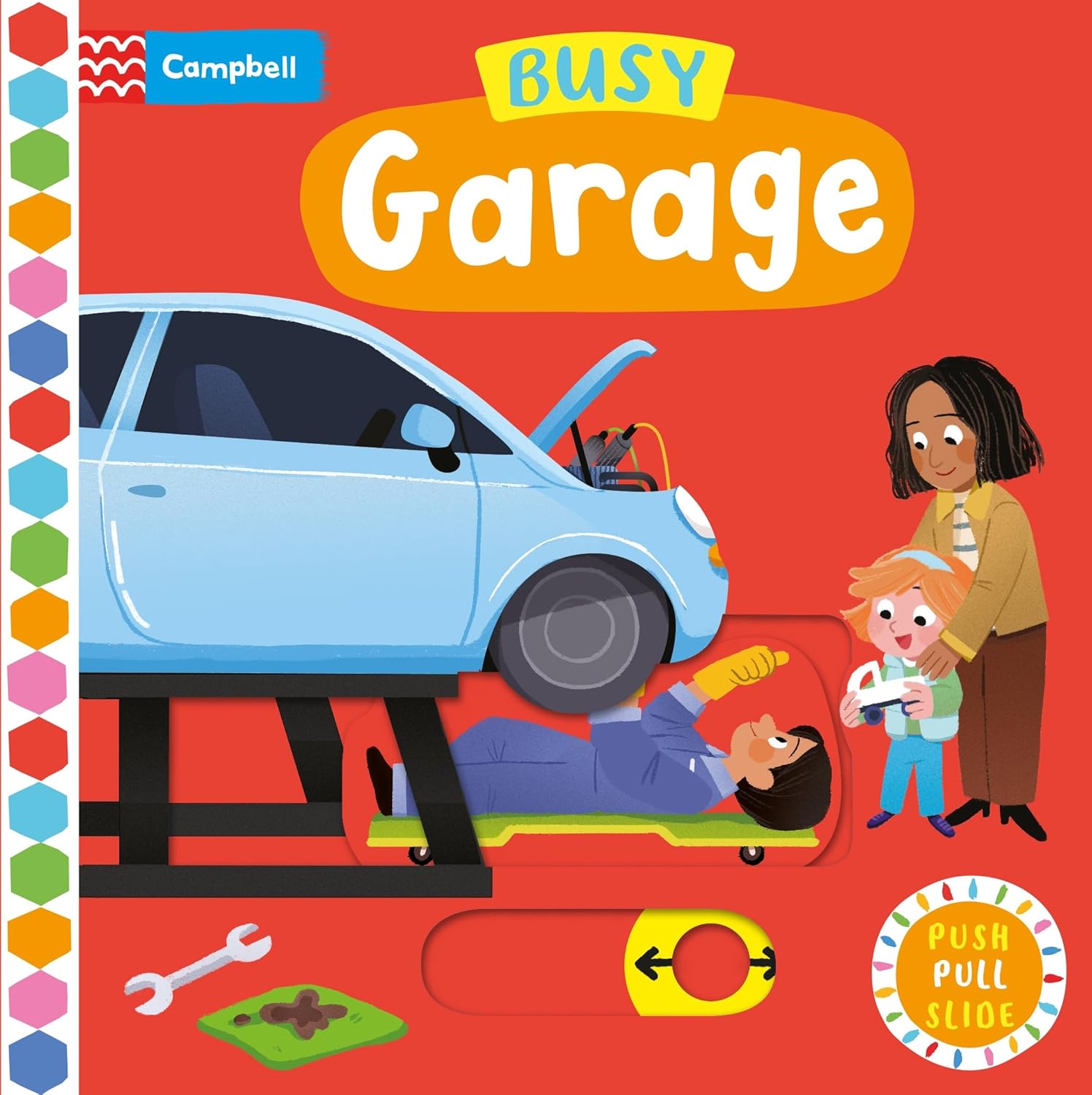 Busy Garage: A Push, Pull, Slide Book