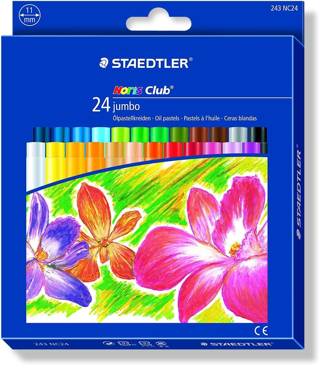 243 Nc24 Noris Clup Yağlı Pastel Boya 24'lü