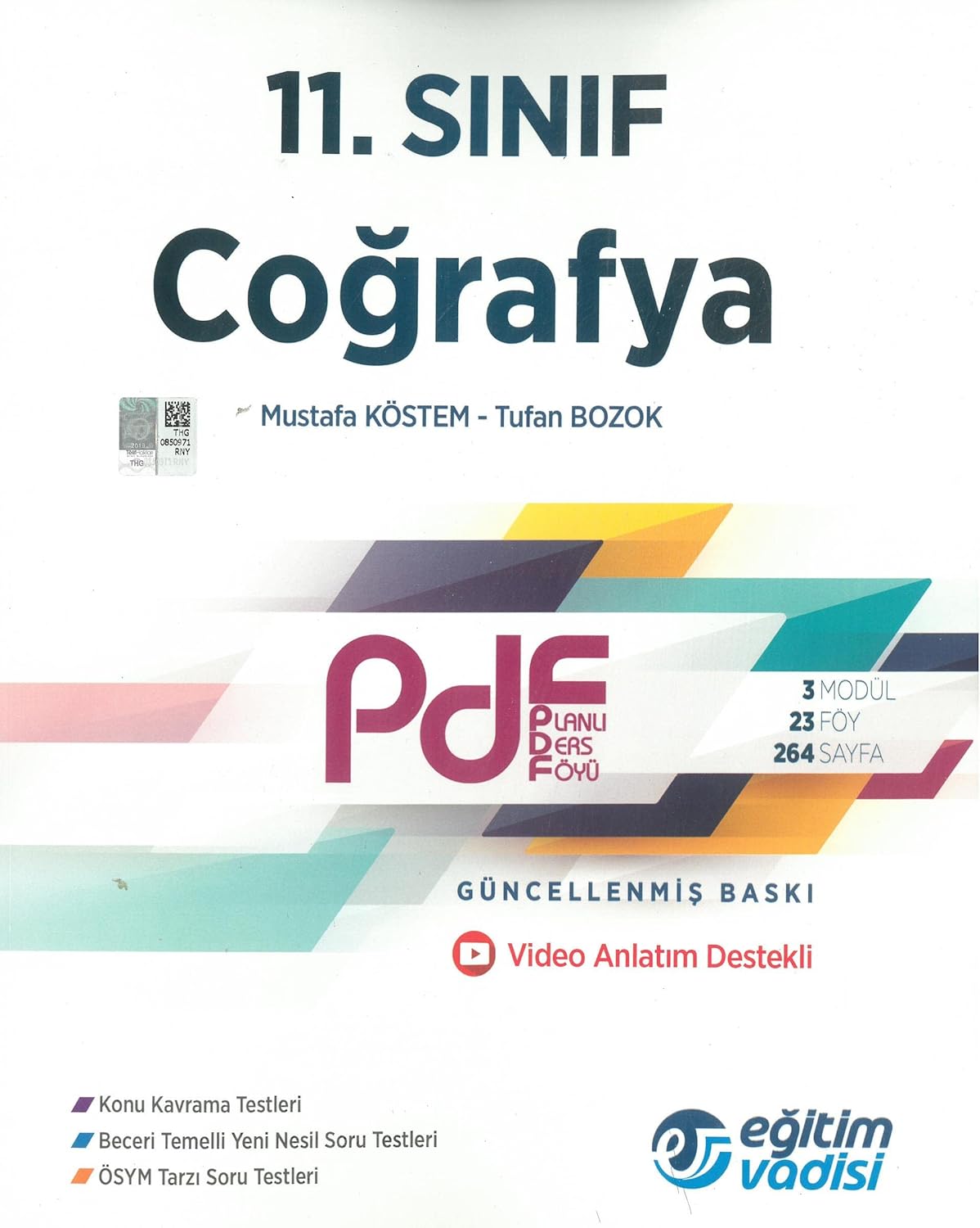 Eğitim Vadisi 11.Sınıf Coğrafya Pdf Planlı Ders Föyü Video Anlatım Destekli