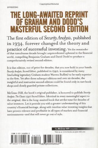Security Analysis: The 1940 Edition