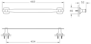 Alternative view of Base 400 A4411936 Uzun Havluluk, Mat Siyah