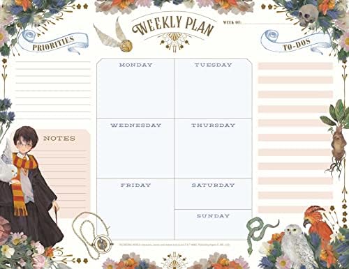 Alternative view of Potter: Floral Fantasy Weekly Notepad