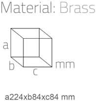 Tuvalet Fırçalığı Renk 424X84X84 Mm